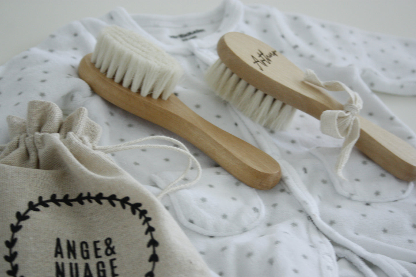 Brosse à cheveux personnalisée en bois