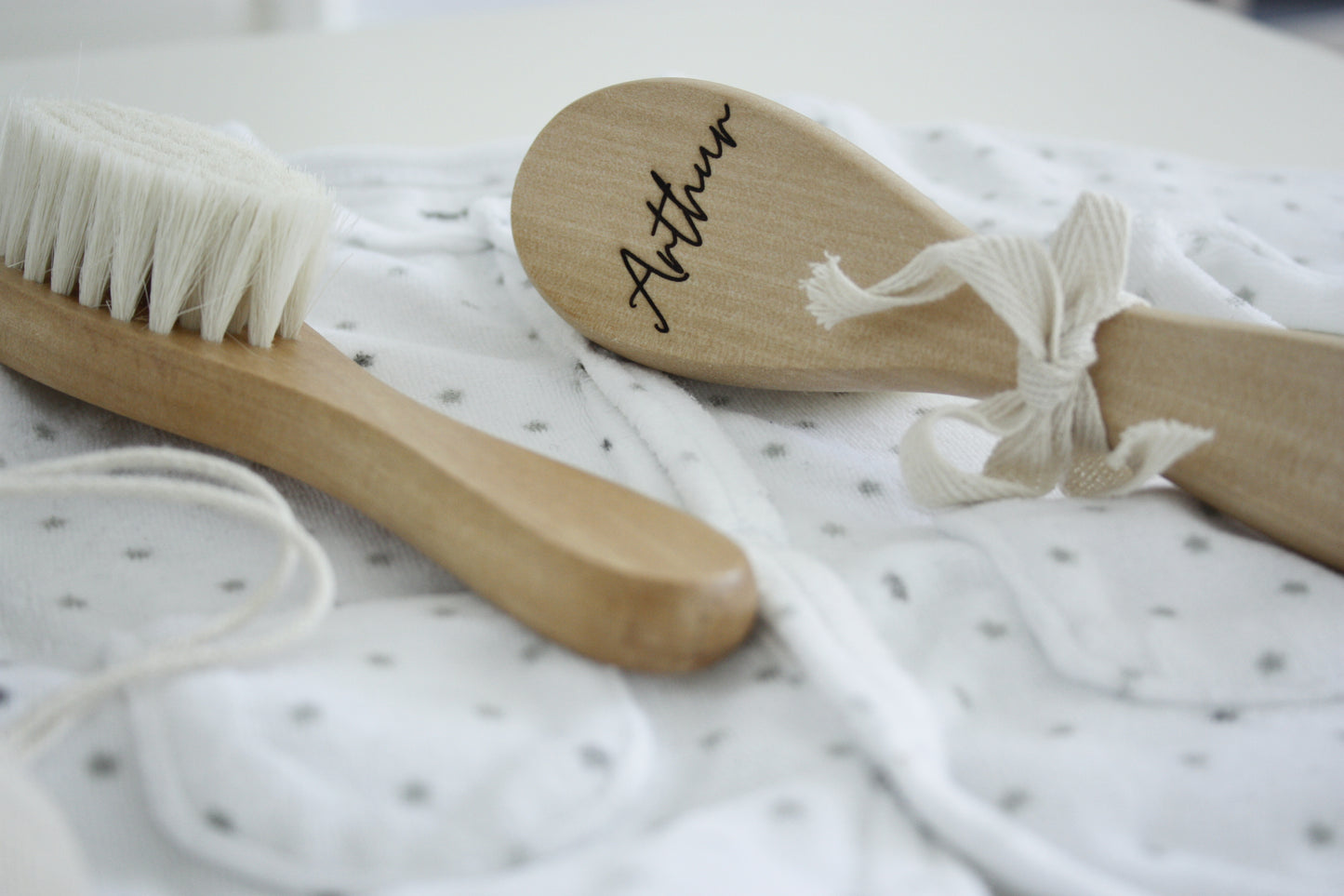 Brosse à cheveux personnalisée en bois